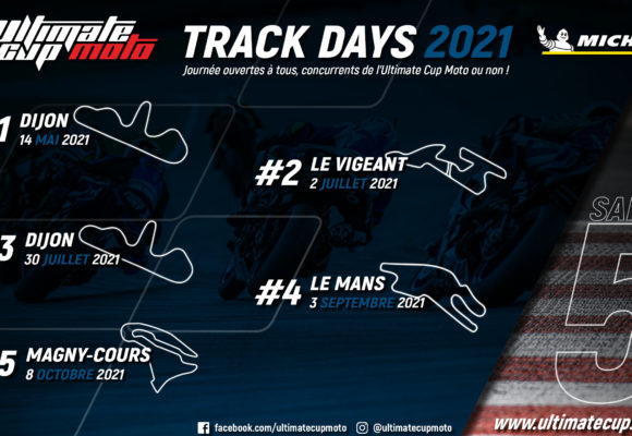 Ouverture des inscriptions aux Track Days 2021 !
